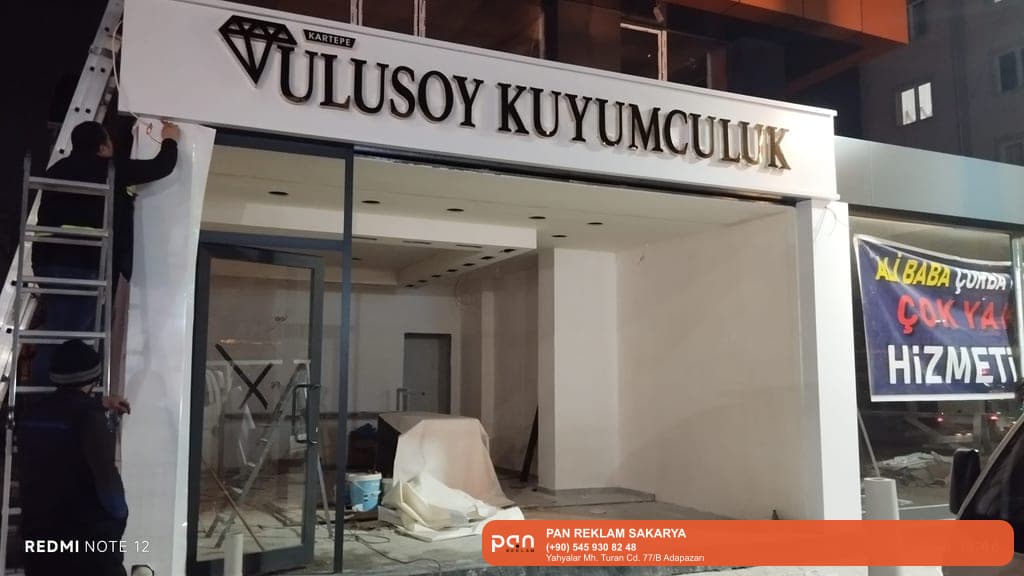 Pan Reklam • Sakarya reklam – Pan Reklam tabela ve kutu harf imalatı örnek uygulama görseli. Pan Reklam • Sakarya reklam – Pan Reklam tabela ve kutu harf imalatı örnek uygulama görseli.