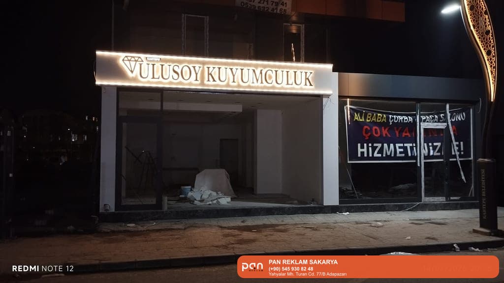 Pan Reklam • Sakarya reklam – Pan Reklam tabela ve kutu harf imalatı örnek uygulama görseli. Pan Reklam • Sakarya reklam – Pan Reklam tabela ve kutu harf imalatı örnek uygulama görseli.